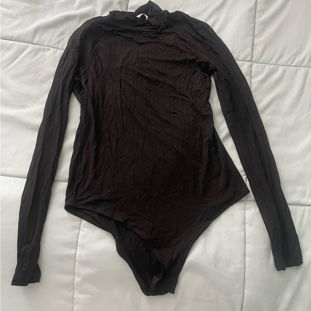SHEIUGU Classic Black Bodysuit